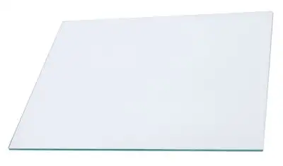 Glasskiva L 340mm B 280mm rektangulär
