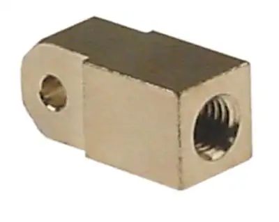 Ändkoppling Metall L 30mm förkromad - Delning -