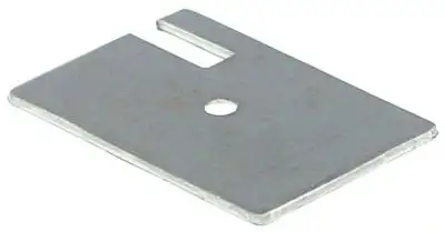 Lock L 58mm B 38mm EP nedtill Urskärning 18x6mm