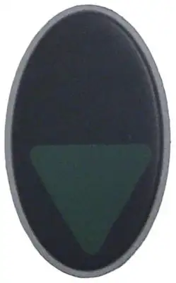 Symbolskylt Plast L 18mm B 11mm Tjocklek 25mm