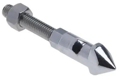 Anslag Gänga M8x1,25 förkromad H 18mm L 42mm