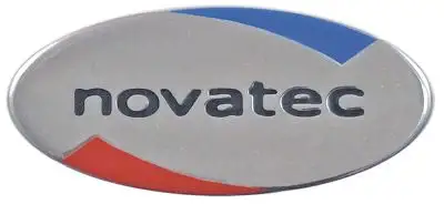 Typskylt Metall L 70mm B 32mm NOVATEC