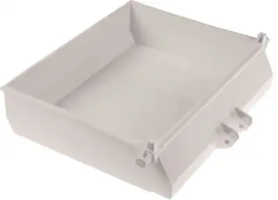 Tråg vit H 60mm L 180mm B 245mm för isbitsmaskin
