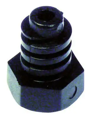Apparatfot Gänga M17 Plast ø 24mm H 11mm SW 24