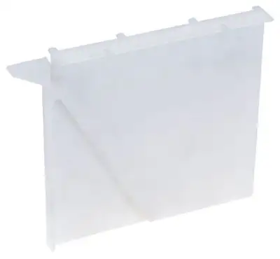 Avvisare Plast H 120mm B 128mm för isbitsmaskin