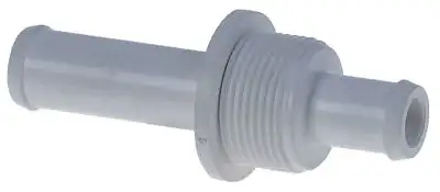 Slanganslutning Plast D1 ø 125mm D2 ø 14mm rak