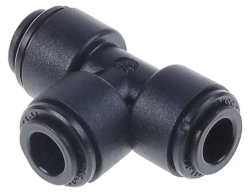 T-passande slangkontakt Ø 8 mm plast T-passande L 42 mm Ch