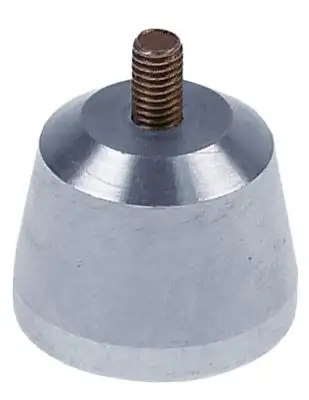 Apparatfot Gänga M5 ø 28mm H 24mm C4-C6-C9