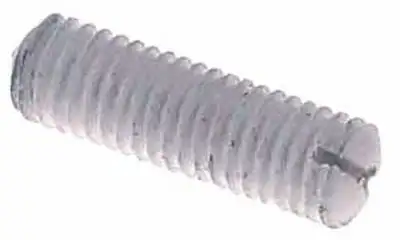 Inställningsskruv Gänga M8 Plast L 27mm Skärmaskin