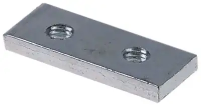 Gängad platta Gänga M6 HA 18mm L 36mm B 15mm