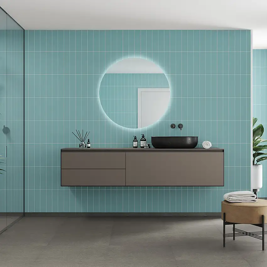 Våtrumsskiva Fibo3212-M0830 EM Aqua Mint 10x620x2400 mm