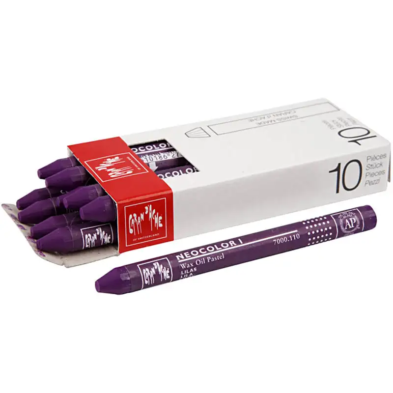 Färgkrita Creativ CompanyNeocolor i Tjocklek 8 mm 10 st/1 FörpLilac (110)
