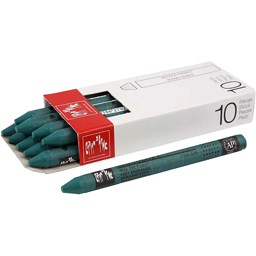 Färgkrita Creativ CompanyNeocolor i Tjocklek 8 mm 10 st/1 FörpEmerald Green (210)