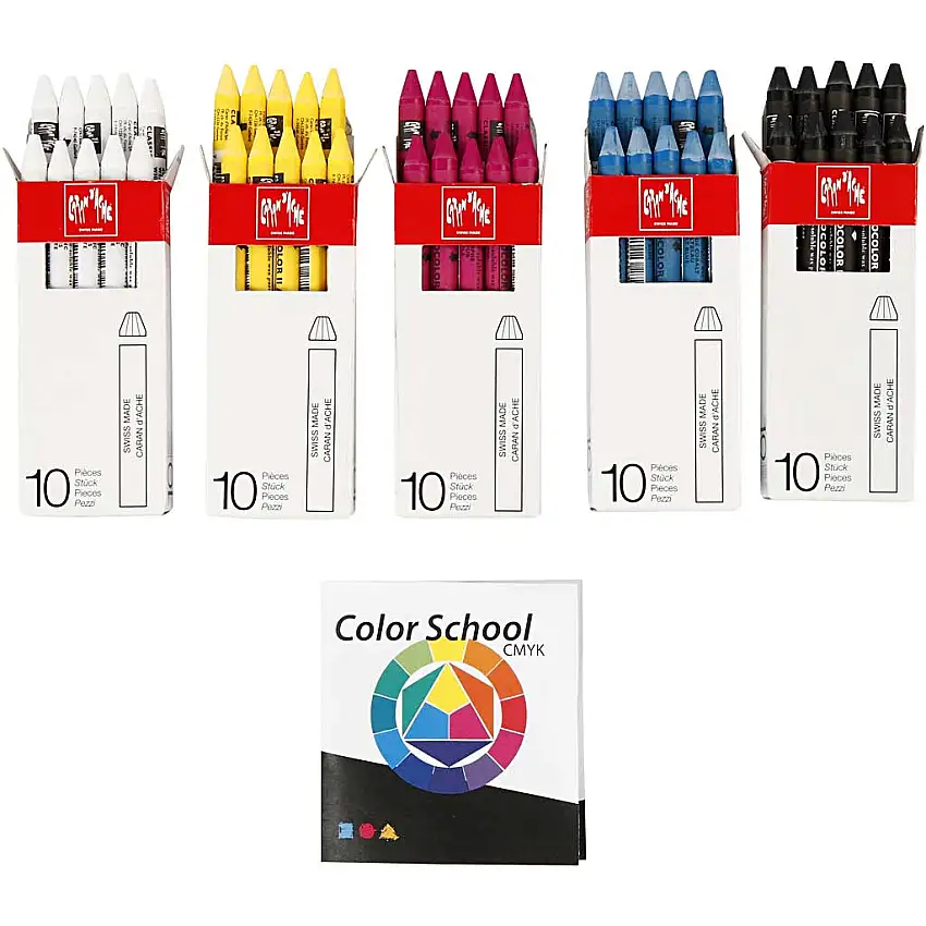 Akvarellfärgkrita Creativ CompanyNeocolor II 5x10 st/1 Förp