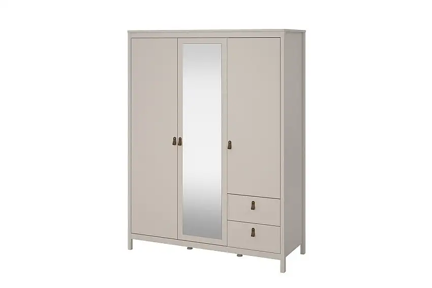 Tvilum Vallvidera Garderob med Spegel 150x199 cm Beige