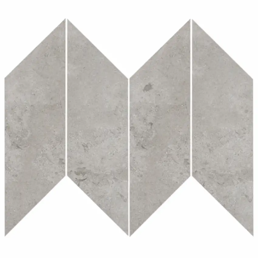 Klinker BricmateJ Chevron Norrvange Grey Left/Right 10x25 cm