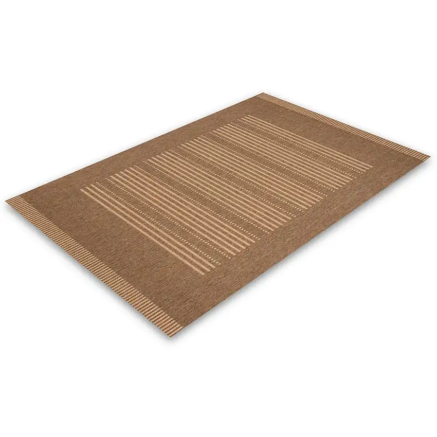 Flatvävd matta D-signAubranch120x170 cm, Kaffe