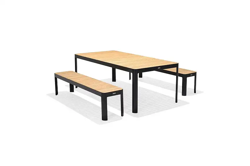 Utomhusmöbelgrupp Lifestyle Garden Portals 209 cm 2 bänkar