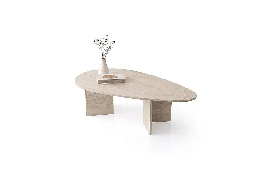 Zeyra Soffbord 139,5 cm Travertine