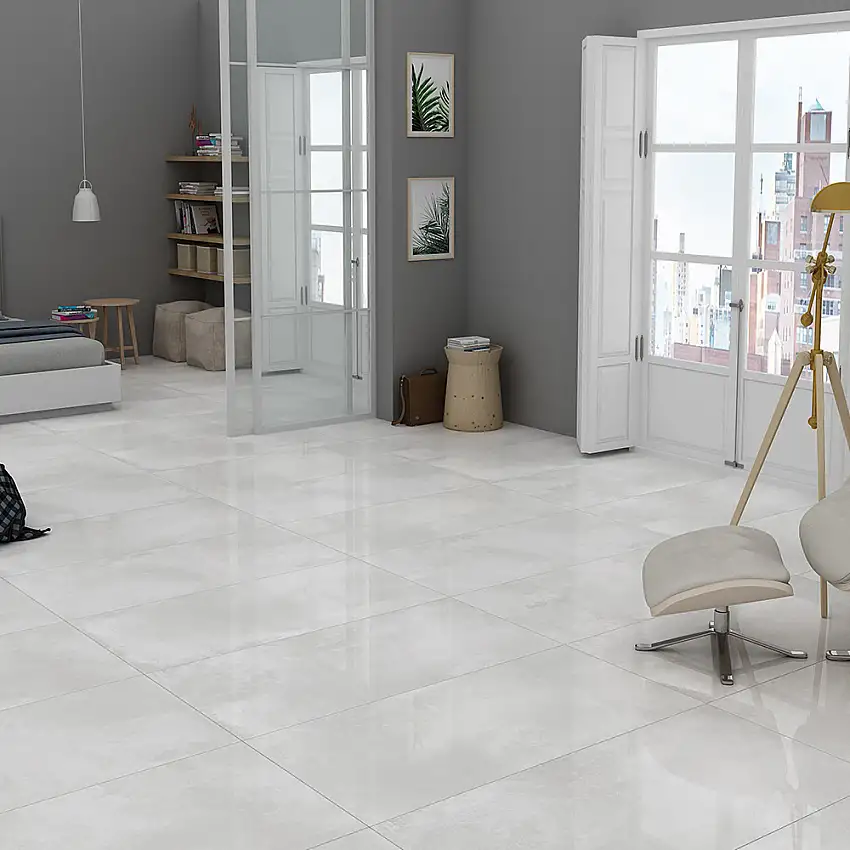 Klinker Netto CeramikaCemento Antico Silver Polished 60x120 cm