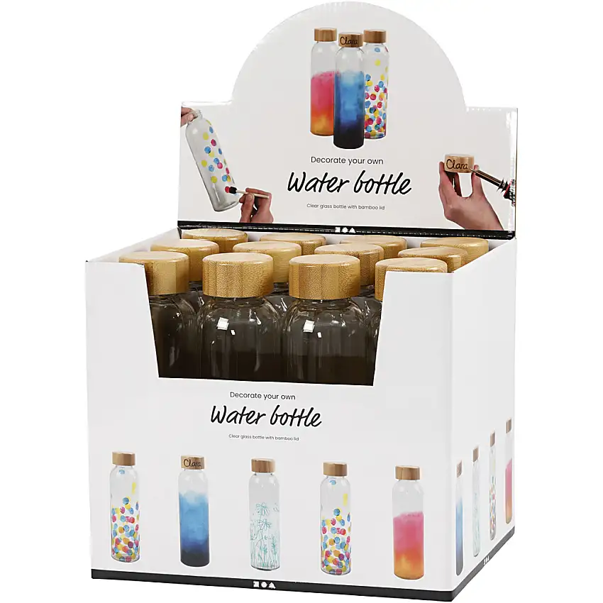 Vattenflaska Creativ Company22x6,7 cm 500 ml 12 St