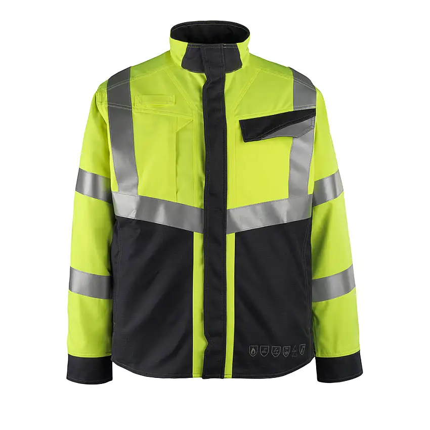 Jacka MascotMultisafe 13809-216Storlek: 4XL, Färg: Hi-vis Gul/mörk Marin