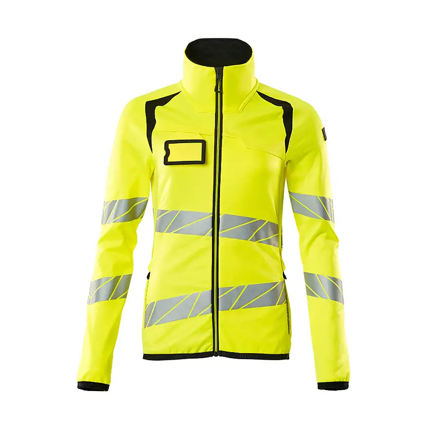 Fleecetröja med blixtlås MascotAccelerate 19153-315Storlek: 5XL, Färg: Hi-vis Gul/svart