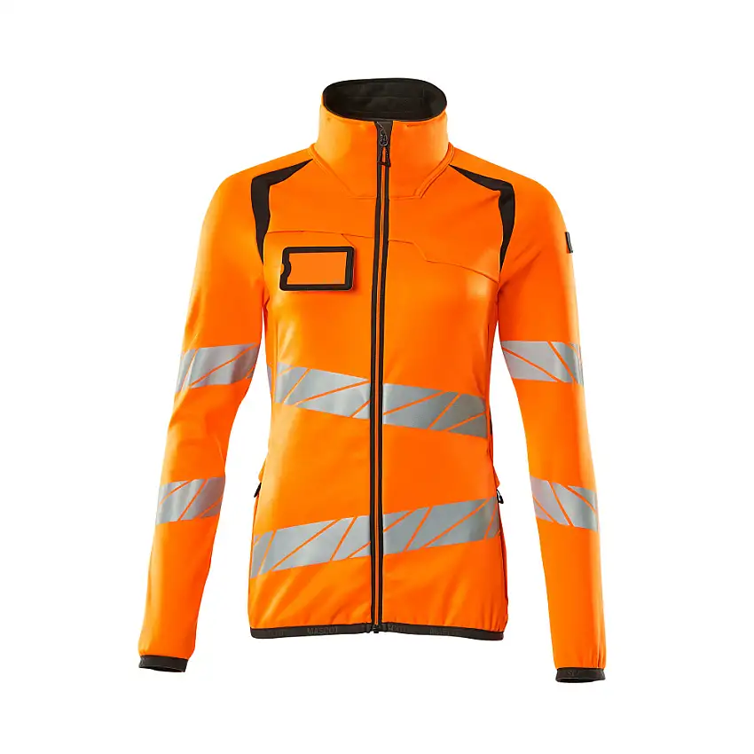 Fleecetröja med blixtlås MascotAccelerate 19153-315Storlek: 5XL, Färg: Hi-vis Orange/mörk Antracit