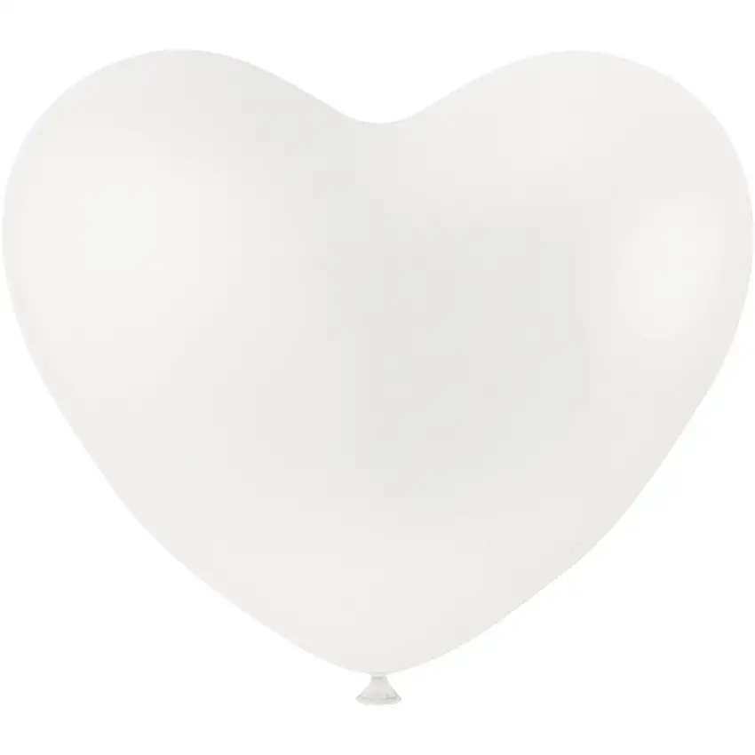 Ballonger Creativ CompanyHjärtan 8 st/1 FörpVit