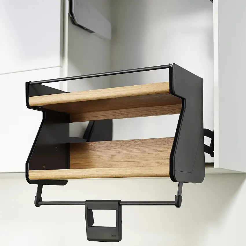 Utdrag TheofilsKesseböhmer Imove 600 mm Två Hyllplan Soft StopEk