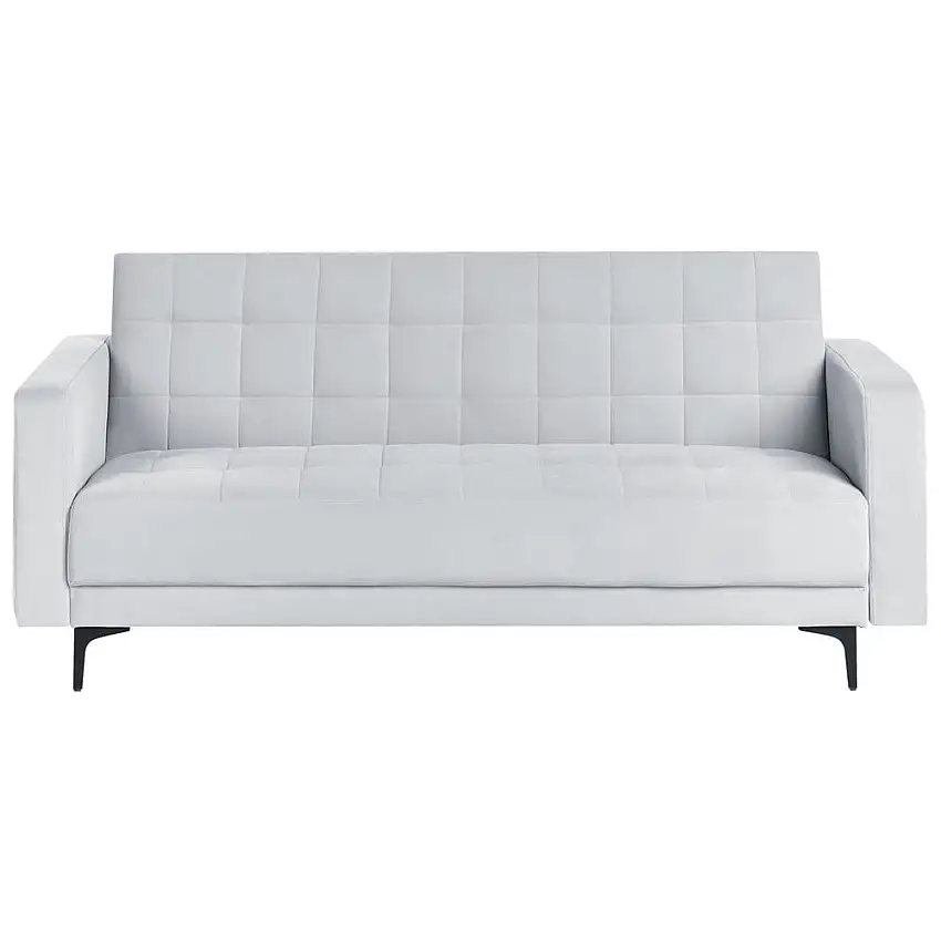3-sits Bäddsoffa Aberdeen Grå, svart/Sammet