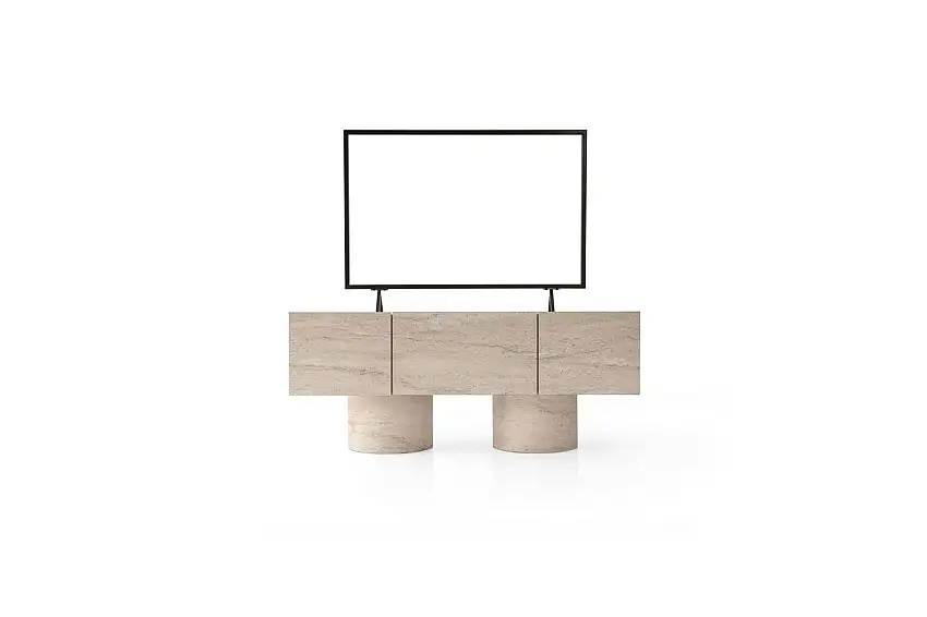 Abbas Tv-bänk 150 cm Travertine