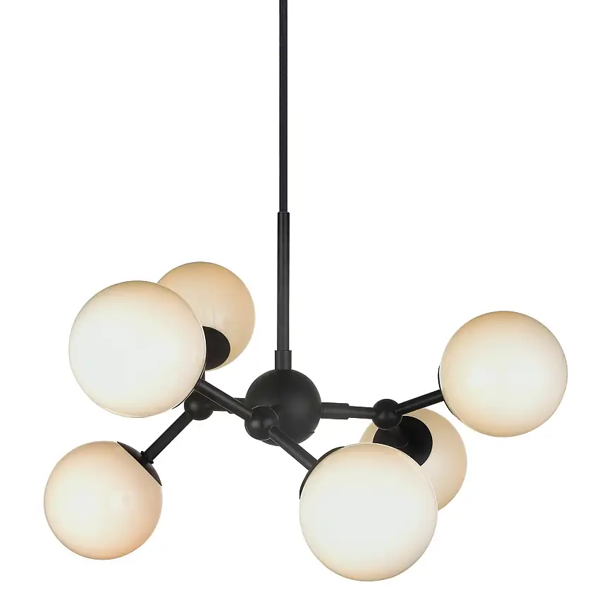 Taklampa Halo DesignAtom Chandelier 6L G9Opal