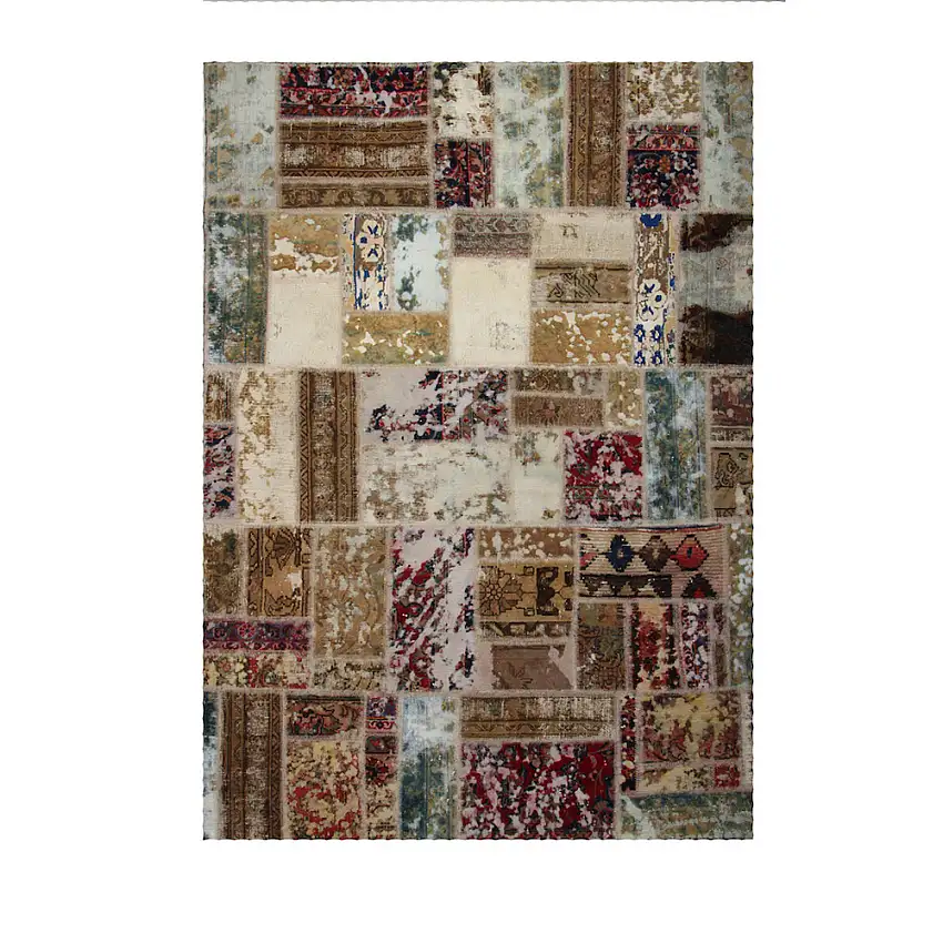 Persisk Patchworkmatta D-signHandknuten 750907