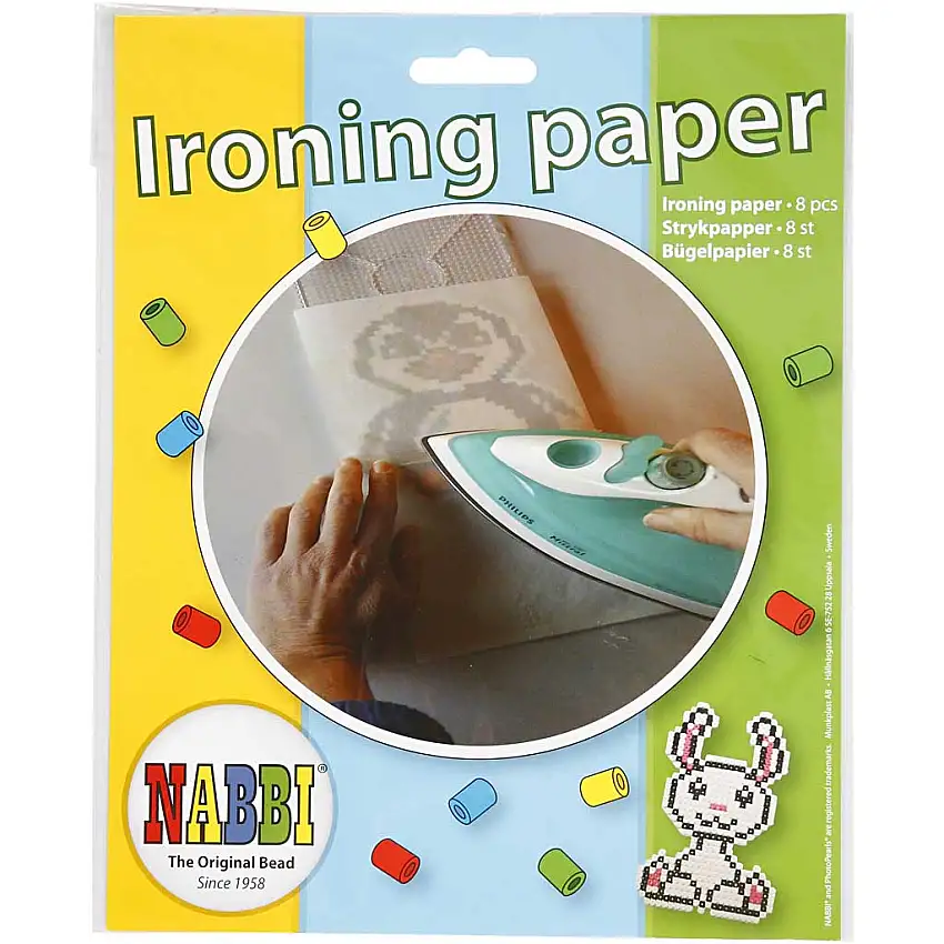 Strykark Creativ CompanyNabbi Transparent Stl 16X16 cm 8 Ark/1 Förp