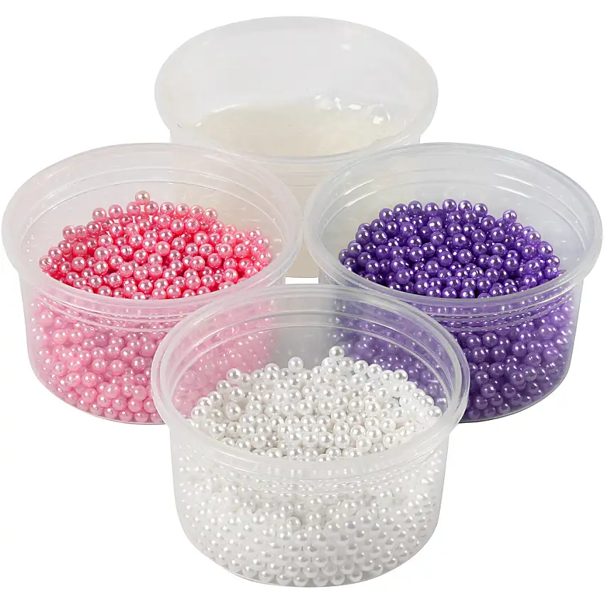 Modelleringsmaterial Creativ CompanyPearl Clay 1 SetVit/Lila/Rosa
