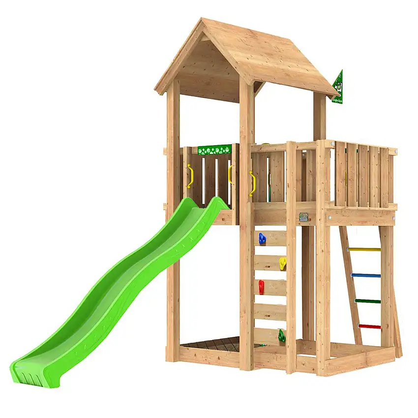 Lektorn Jungle GymMansion 2.1 Grön Rutschkana