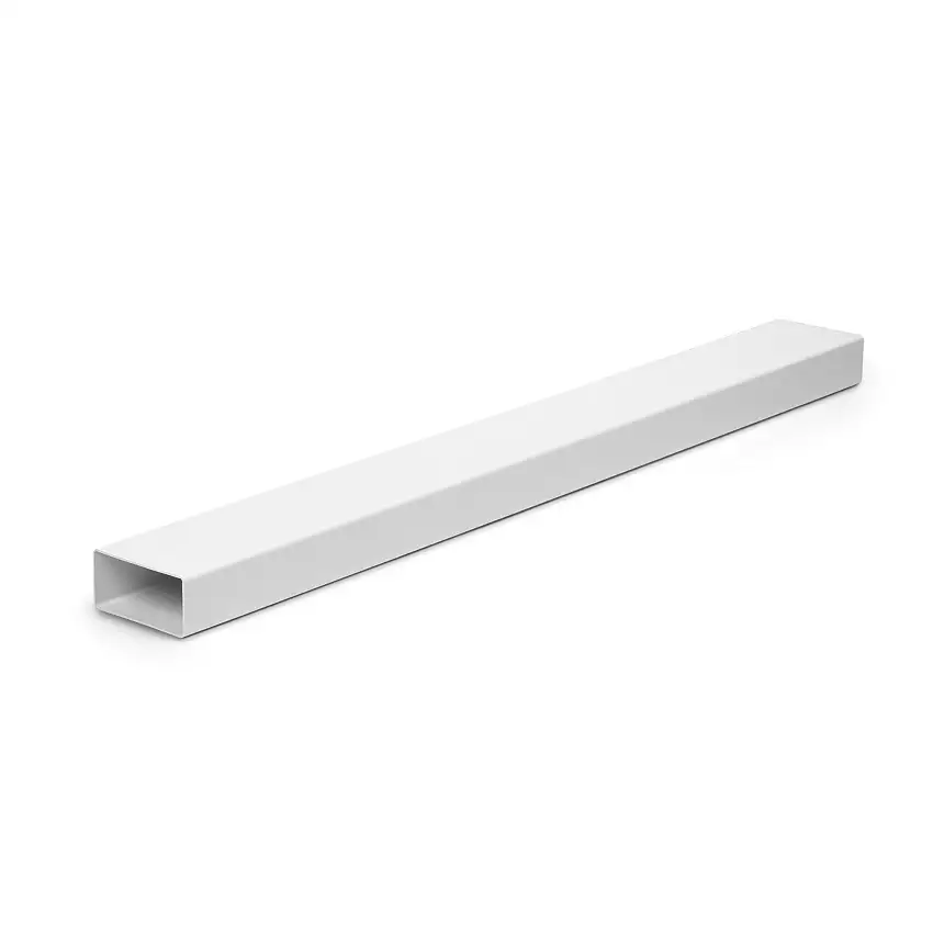 Ventilationskanal FreshRektangulär Plastkanal L1000 mm Vit