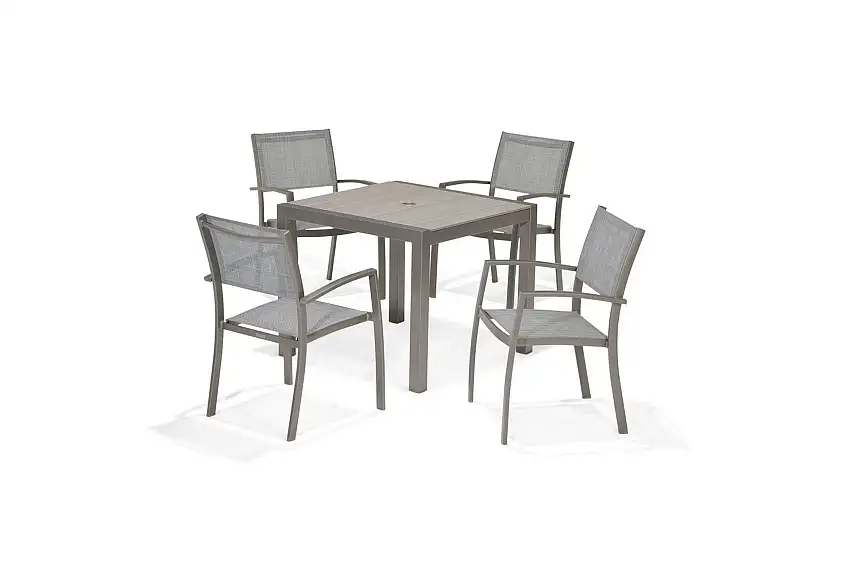 Utomhusmöbelgrupp Lifestyle Garden Solana 88 cm 4 carverstolar