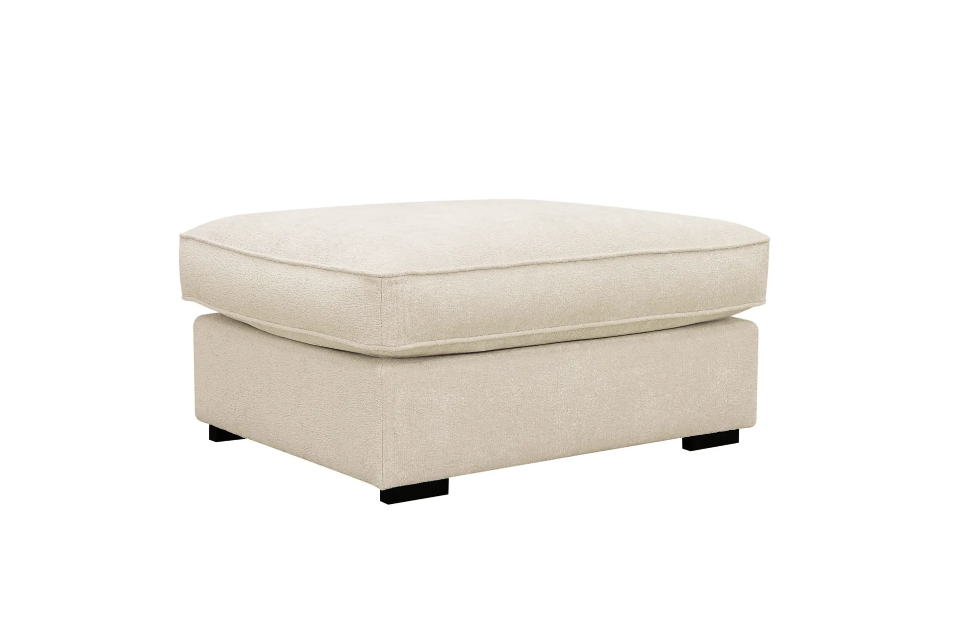 Scandinavian Choice Rossita lyx Fotpall Beige Chenille