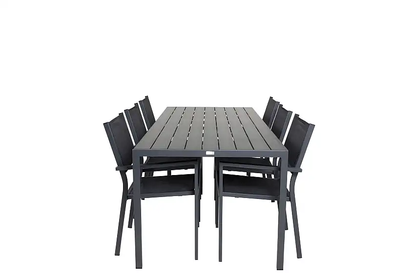 Break Matgrupp Utomhus 205 cm Rektangulär med 6 Copacabana Utestolar