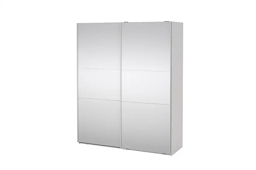 Tvilum Takeru Garderob med Spegel 179x220 cm Vit