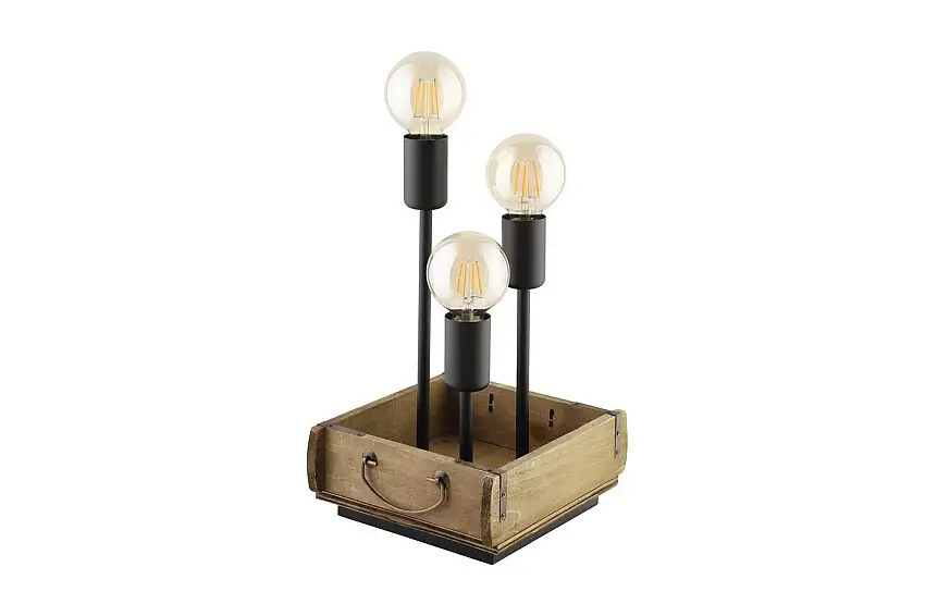 Eglo Bordslampa Eglo Wootton Brun/Svart