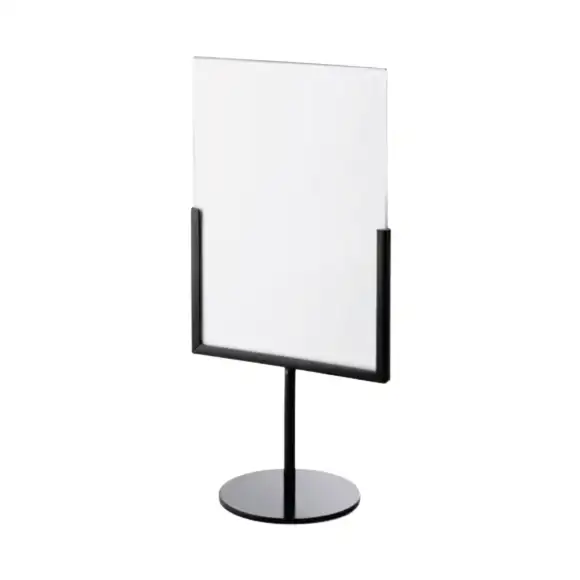 Menyhållare Lido A5 Svart inkl plexiglas