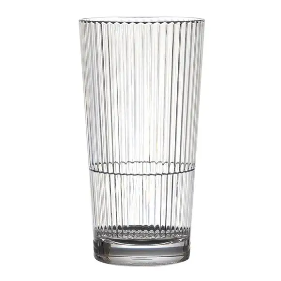 Dricksglas okrossbart polycarbonat Stripe Hi-Ball 40cl