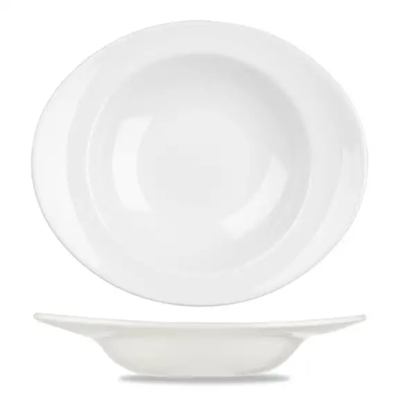 Tallrik djup oval 27,5x22cm Churchill