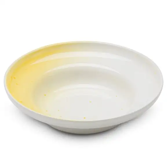 Tallrik Skygge djup 20cm (25cl) gul kant Figgjo
