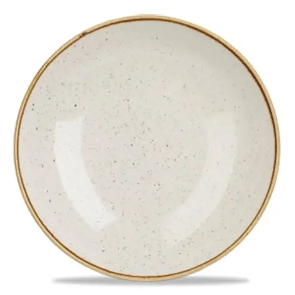 Tallrik Stonecast djup 24,8cm barley white Churchill