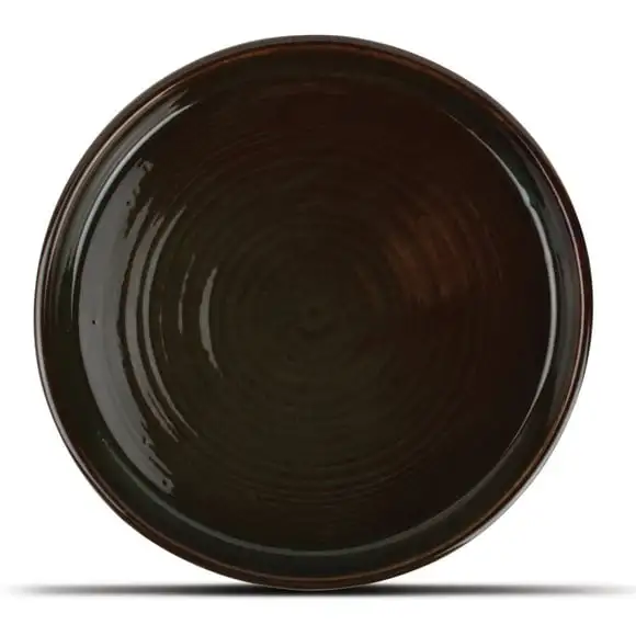 Tallrik Munduk Green med kant 17,5x2,5cm Fine2Dine