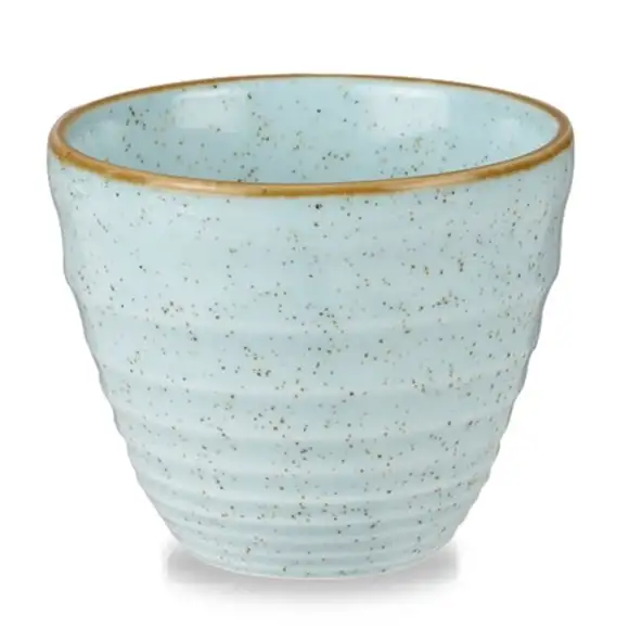 Mugg utan öra räfflad 28cl duck egg blue Churchill